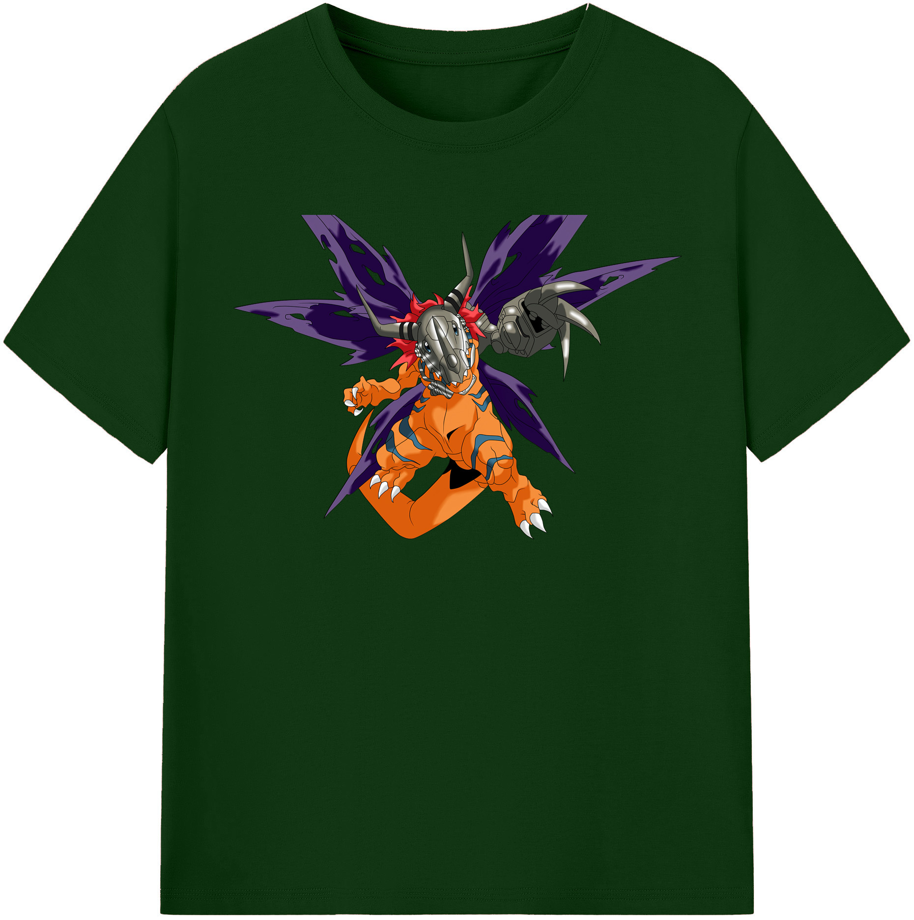 （画像用） Digimon デジタルモンスター/デジモン 綿100％半袖Tシャツ（フロントプリント）